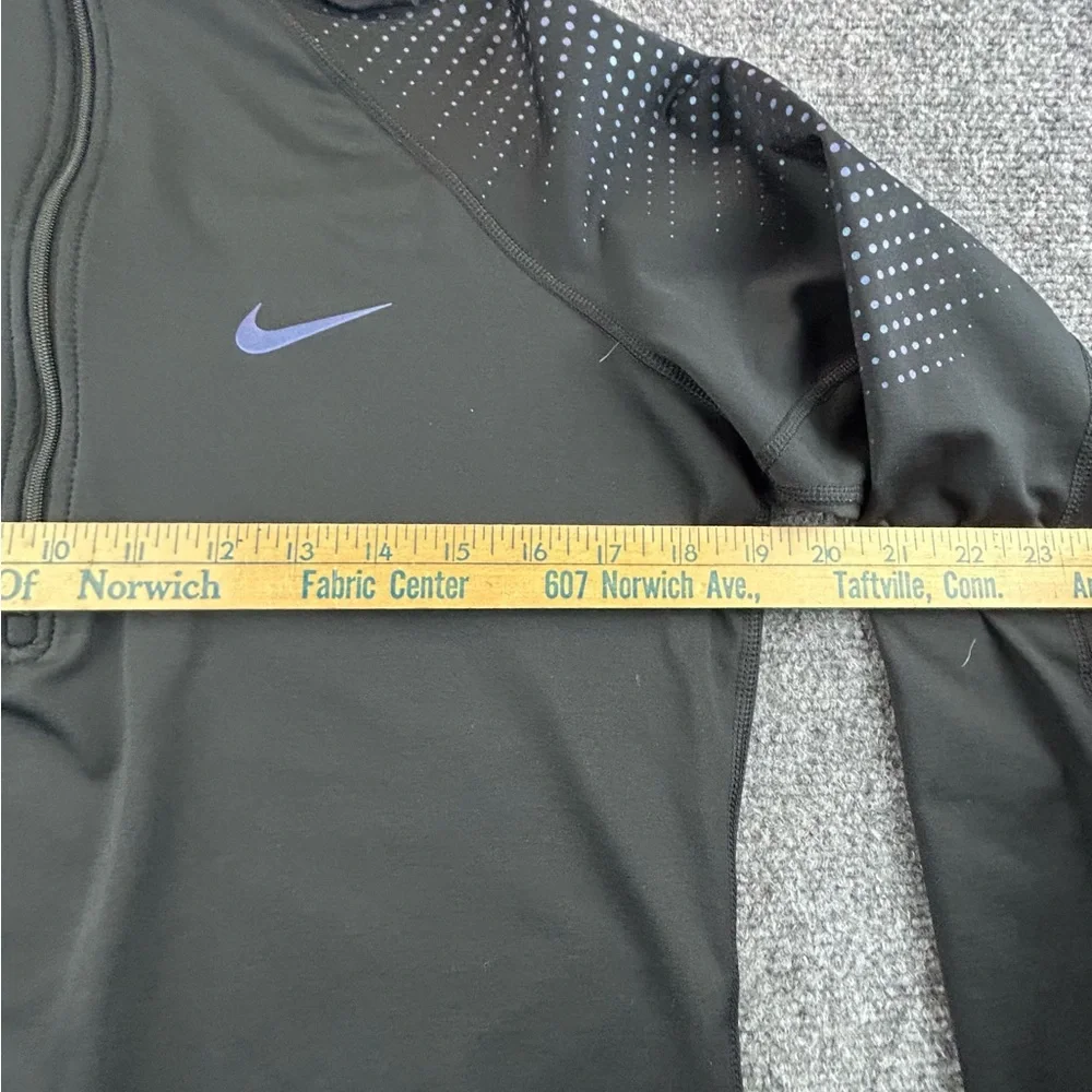 Nike Women’s Dri Fit 1/4 Zip Sweatshirt Charcoal Size Large Running